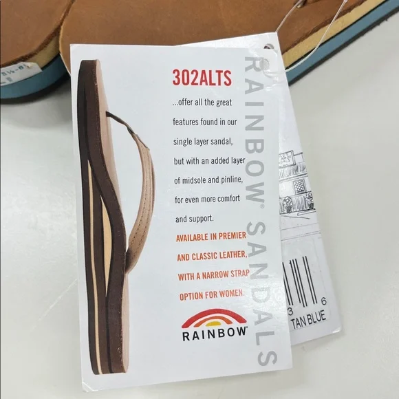 NWT RAINBOW Women’s Narrow Strap 302ALTS Size Small (5.5-6.5) - Picture 5 of 8